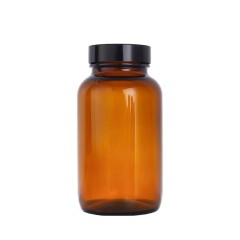 60-500ml brown capsule bottle, light-proof glass wide-mouth bottle, health care product bottle
