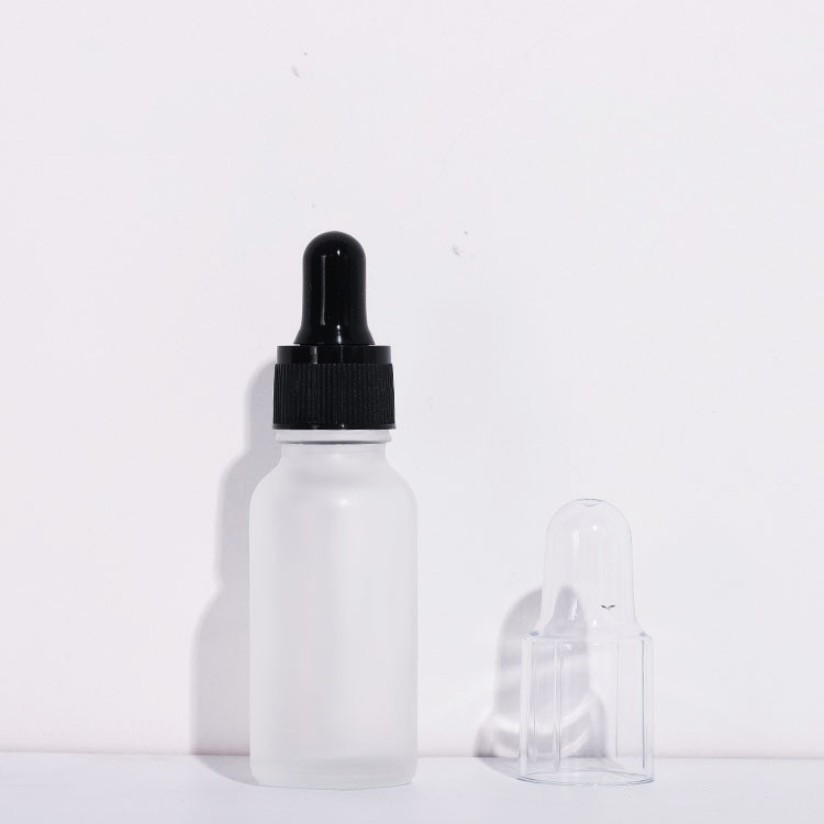 5-30ml transparent frosted dropper bottle 50ml essential oil bottle essence liquid glass bottle sub-bottle