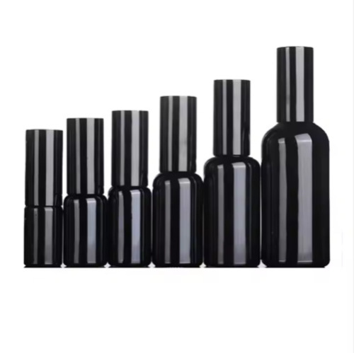 5-100ml black essential oil bottle dropper bottle glass perfume spray bottle essence liquid sub-bottle