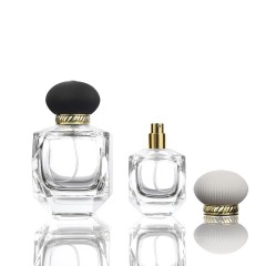 50ml octagonal cone perfume bottle bayonet special-shaped perfume spray bottle cosmetic glass bottle
