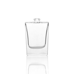 30ml high-grade perfume bottle 50ml trapezoidal bayonet spray bottle glass bottle cosmetics packaging bottle
