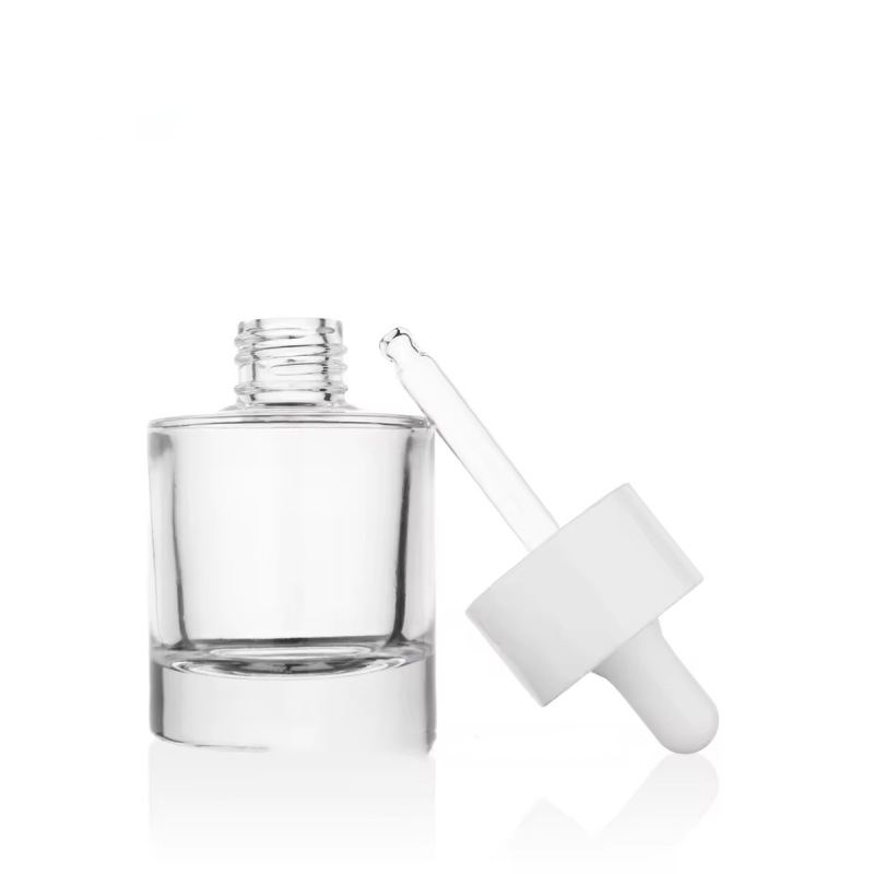 High-end glass dropper bottle 15ml30ml40ml thick bottom essence bottle essential oil bottle