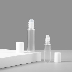 5ml 10ml transparent roller bottle massage oil roll-on bottle glass eye cream bottle essential oil bottle
