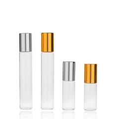3-10ml brown transparent ball bottle glass roller bottle perfume essential oil pull tube bottle portable sub-bottle