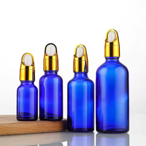 5 10 15 20 30 50 100ml ml blue electroplating flower basket cover essential oil bottle dropper bottle