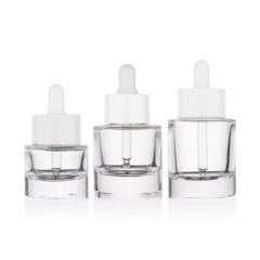 High-end glass dropper bottle 15ml30ml40ml thick bottom essence bottle essential oil bottle