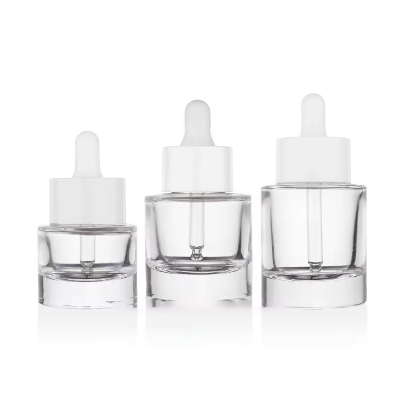 High-end glass dropper bottle 15ml30ml40ml thick bottom essence bottle essential oil bottle