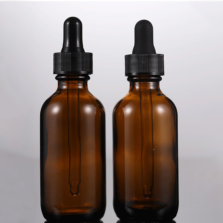 30ml brown Boston bottle essence liquid essential oil glass bottle Boston dropper bottle empty bottle
