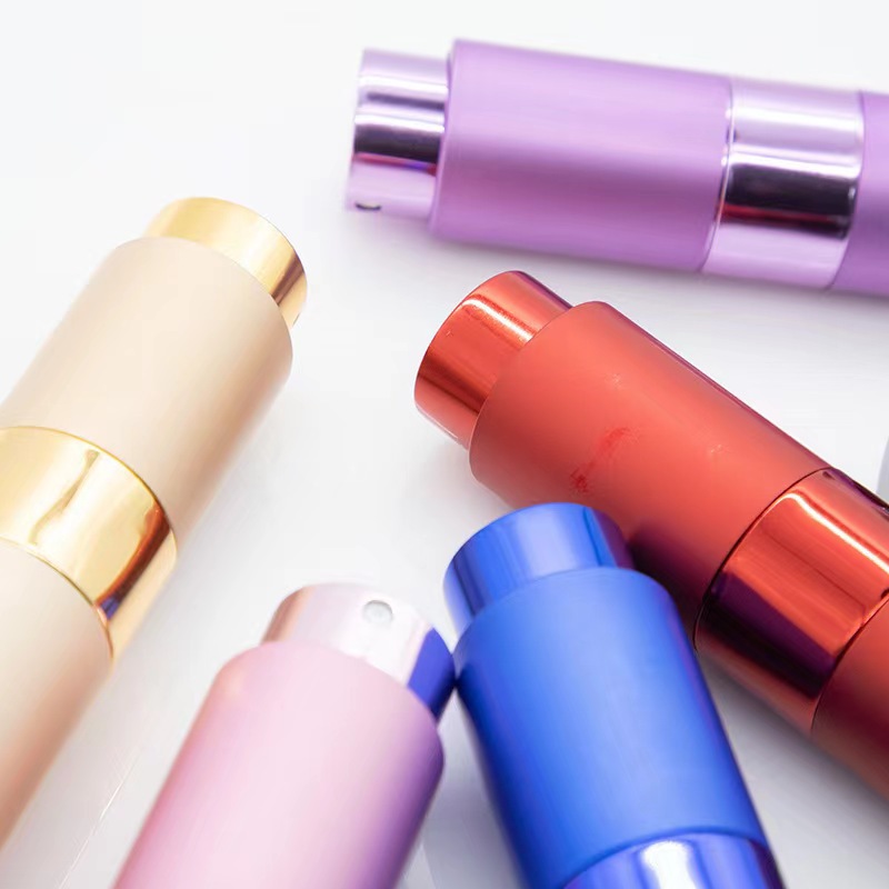 10ml perfume bottle oral portable electrochemical aluminum bottle 8ml perfume sub-bottle rotary spray bottle