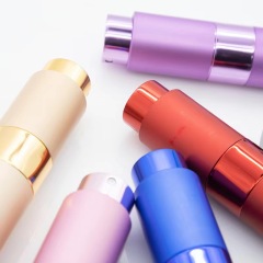 10ml perfume bottle oral portable electrochemical aluminum bottle 8ml perfume sub-bottle rotary spray bottle