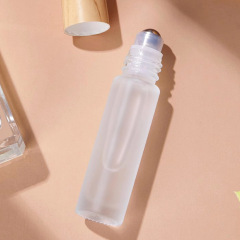 10ml portable perfume bottle wood grain frosted roll-on bottle essential oil roller bottle 5ml sample packing