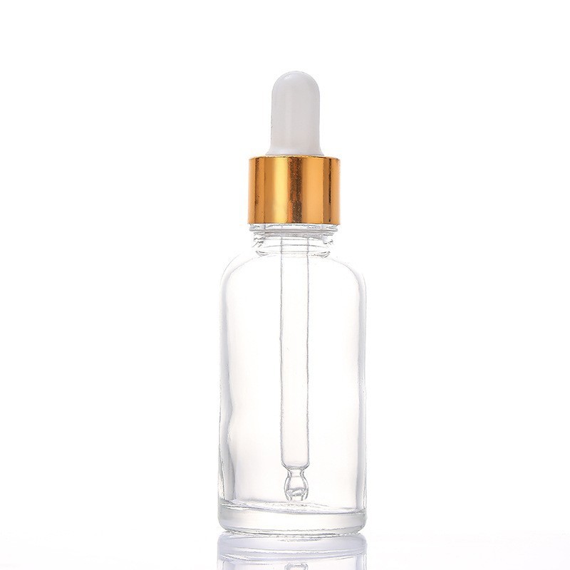 30ml transparent essential oil bottle sub-packaging glass bottle 50ML thickened beauty salon dropper bottle essence bottle