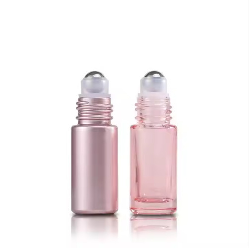 5ml rose gold glass roller bottle essential oil bottle 10ml perfume bottle roller bottle sample bottle