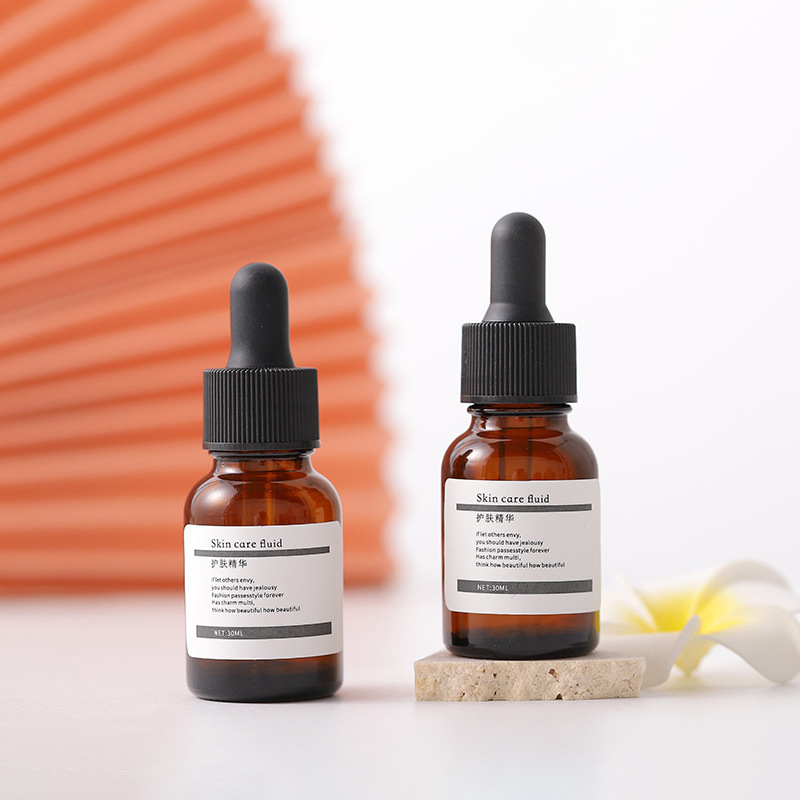 10ml brown essential oil bottle 15ml brown liquid dropper bottle 30ml glass bottle