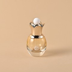 20ML shoulder dropper bottle high-grade glass essential oil bottle lotus ring pressure pump essence liquid sub-bottling