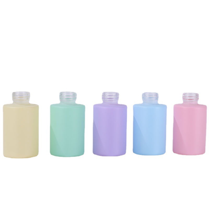 Glass cosmetic bottle 30ml macaron essential oil dropper bottle essence liquid bottle color sub-packaging sample bottle