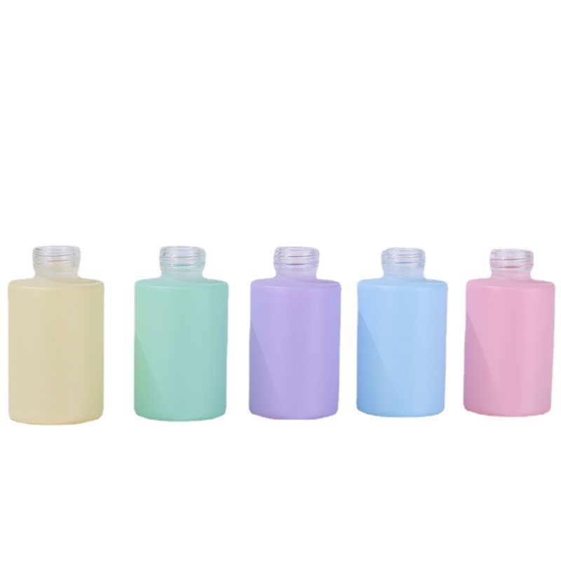 Glass cosmetic bottle 30ml macaron essential oil dropper bottle essence liquid bottle color sub-packaging sample bottle
