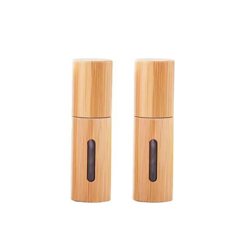 3ml5ml10ml bamboo wooden roller ball bottle bamboo wooden window essential oil bottle roller ball bottle perfume bottle