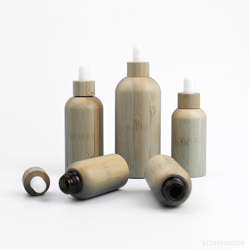 15ml20ml30ml50ml100ml all inclusive bamboo wood essential oil bottle bamboo wood essence dropper bottle