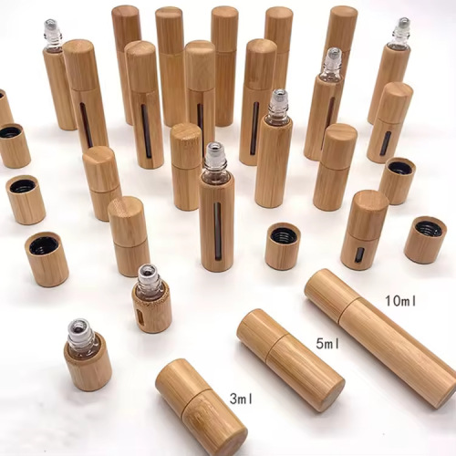 3ml5ml10ml bamboo wooden roller ball bottle bamboo wooden window essential oil bottle roller ball bottle perfume bottle