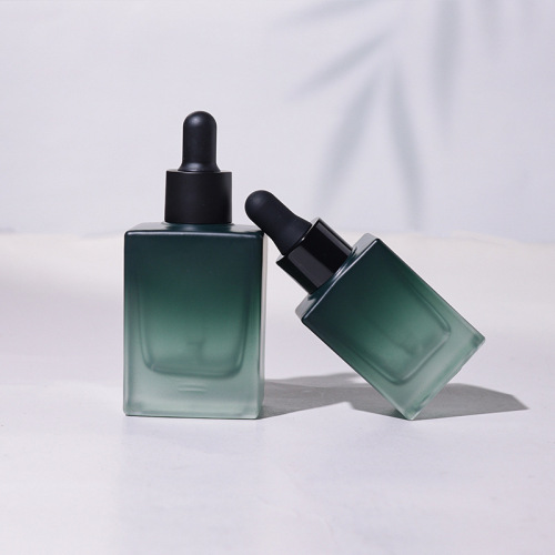 Cosmetic glass packaging material 2024 new listing transparent liquid foundation bottle frosted liquid foundation bottle refill bottle