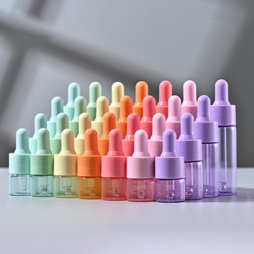 5-20ml macaron small essential oil bottle color essence liquid bottle 10ml dropper bottle sample packaging