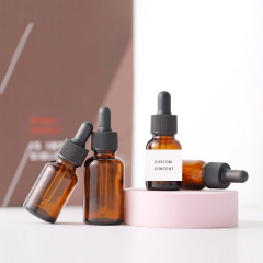 10ml brown essential oil bottle 15ml brown liquid dropper bottle 30ml glass bottle