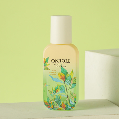 30ML square flat liquid foundation bottle transparent bottle frosted liquid foundation bottle sub-bottling cosmetic glass packaging material sub-bottling