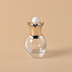 20ML shoulder dropper bottle high-grade glass essential oil bottle lotus ring pressure pump essence liquid sub-bottling