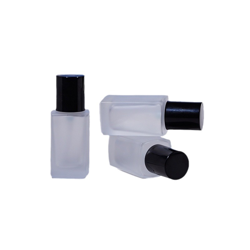 30ML liquid foundation bottle thick bottom cosmetic glass bottle LOGO printing isolation cream sub-bottle frosted bottle spot