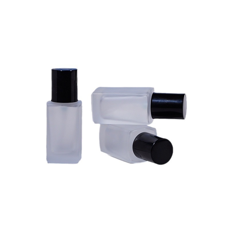 30ML liquid foundation bottle thick bottom cosmetic glass bottle LOGO printing isolation cream sub-bottle frosted bottle spot