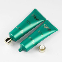 Customized 80g PE body lotion hose with silver-plated hand cream cover conditioner packaging hose
