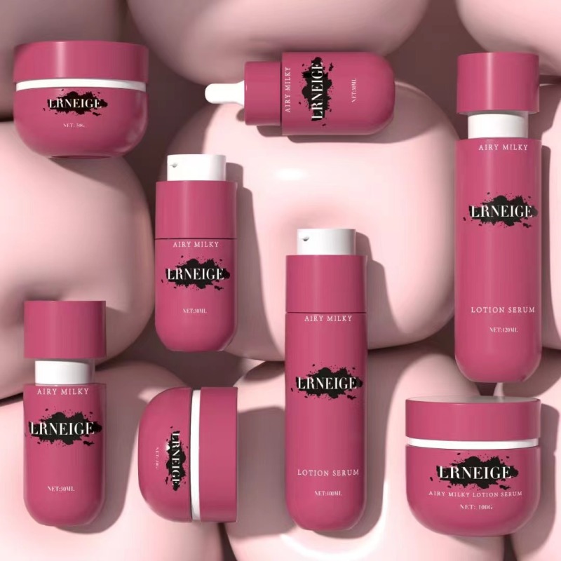 Set series High-end skin care glass bottle 120ML100ML water bottle 100G mask bottle 30G cream bottle