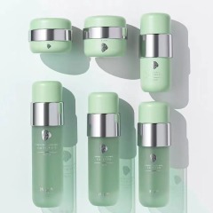 Skin care glass set 150ML120ML water bottle New round bottle essence lotion press pump large liquid bottle