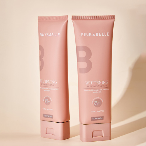 Lotion packaging hose customization 70g-120g flat tube with 40 frosted rectangular flat flip cover