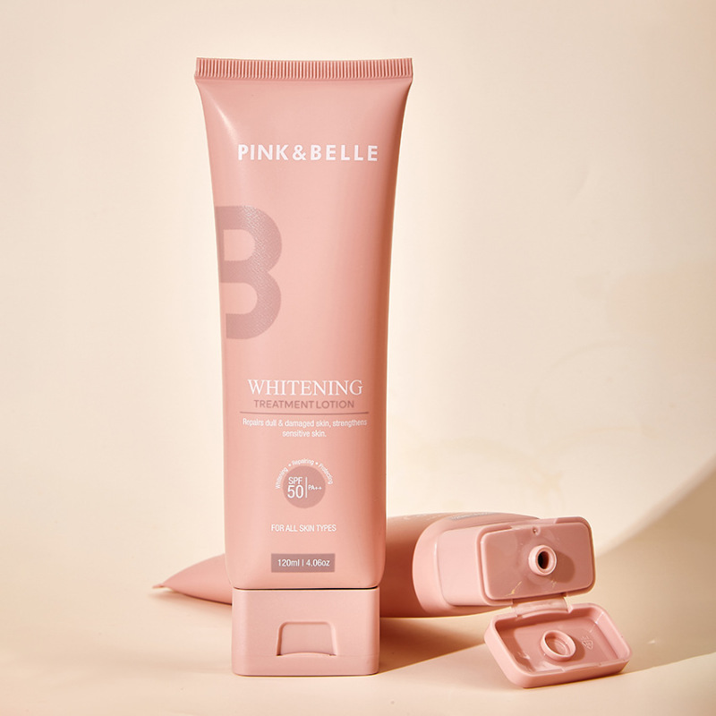 Lotion packaging hose customization 70g-120g flat tube with 40 frosted rectangular flat flip cover