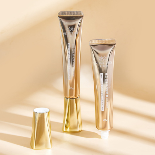 Customized high-grade high-gloss sheet tip gold-plated 25g eye cream packaging hose