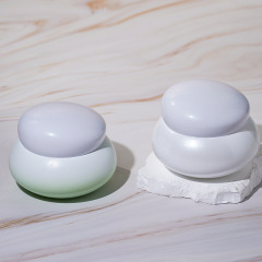 New mask bottle 100g makeup remover bottle beret cute wind glass cosmetic packaging material mud film bottle frosted bottle