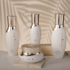 Elegant ancient style glass bottle palace style cosmetics lotion bottle essence bottle cream bottle Korean style glass bottle