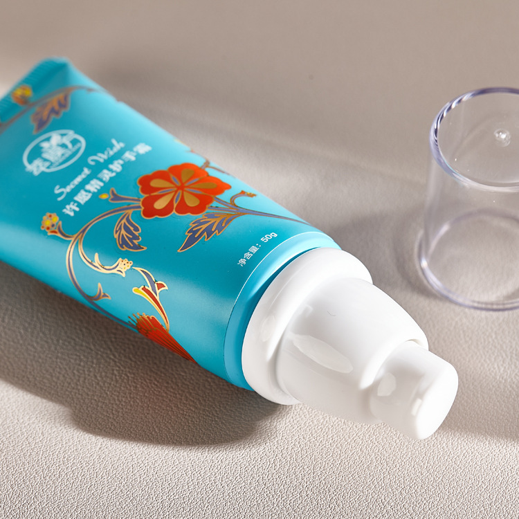 Packaging mold customization 50g isolation cream packaging pump head hose vacuum hose