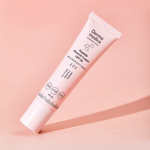 Cosmetic packaging hose custom blush concealer sunscreen tube 30PE hose with sponge head
