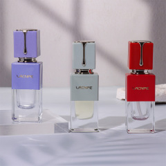 New two-color process liquid foundation bottle 20ML isolation bottle 30ML essence liquid empty bottle 50ML wood grain cover