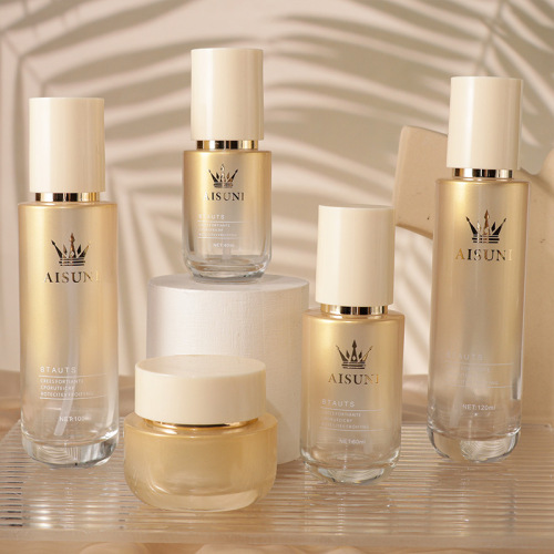 Skin care glass packaging mid-to-high-end 40ML essence 120ML toner 60 lotion bottle