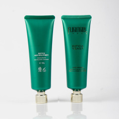 Customized 80g PE body lotion hose with silver-plated hand cream cover conditioner packaging hose