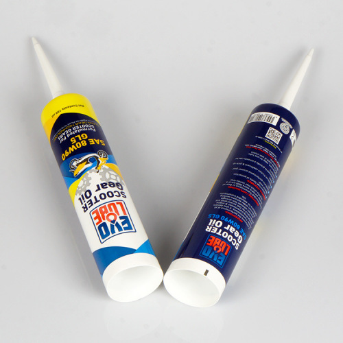Customized lubricating oil plastic pointed hose 100g automobile oil PE tube with long nozzle
