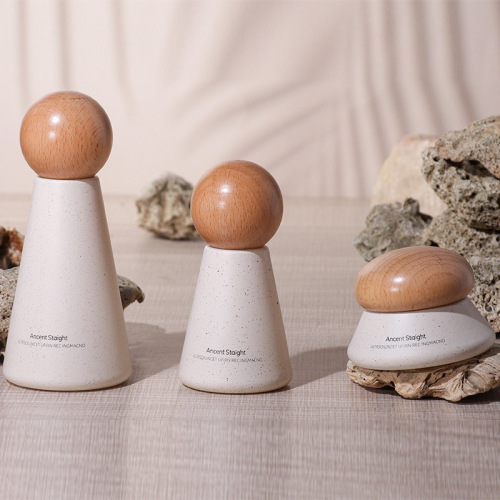 Special-shaped bottle 30ML liquid foundation glass bottle customized new process imitation stone sprinkle point 50G cream sub-bottle