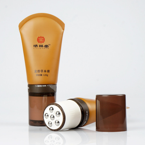 Customized high-grade electric switch ball massage head massage cream packaging hose