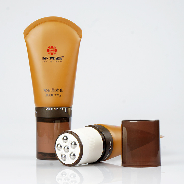 Customized high-grade electric switch ball massage head massage cream packaging hose