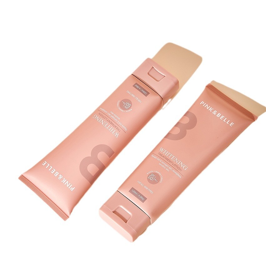 Lotion packaging hose customization 70g-120g flat tube with 40 frosted rectangular flat flip cover
