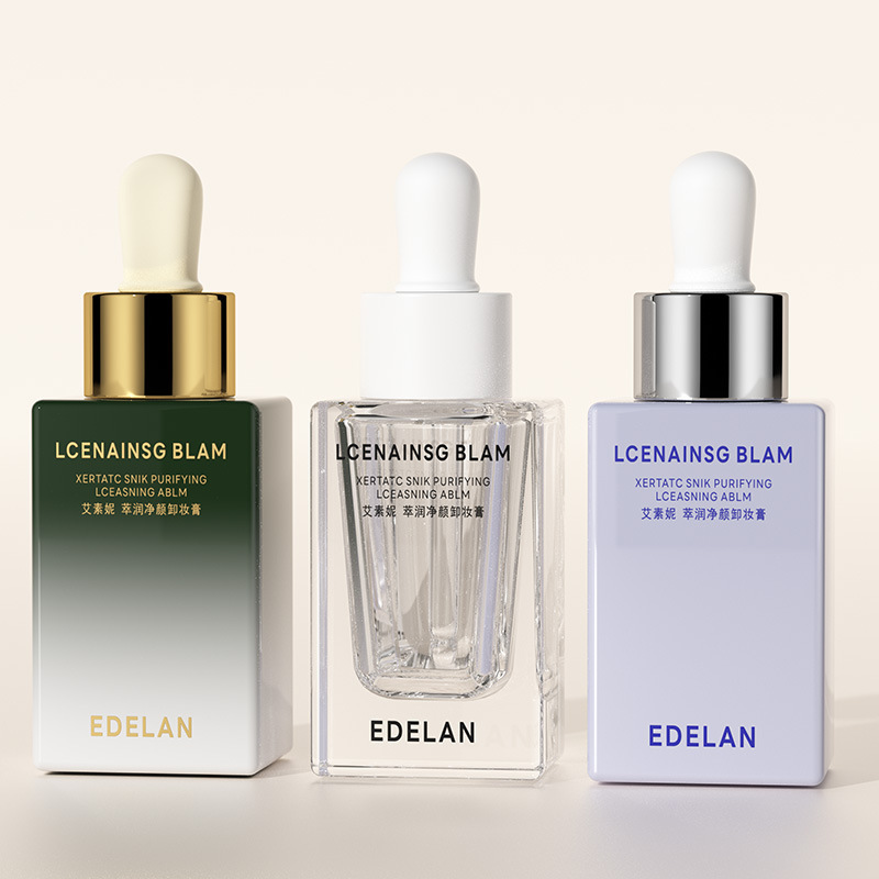 Cosmetic glass packaging material petal bottle lotion dispensing bottle push water bottle thick bottom high-end water lotion dispensing bottle